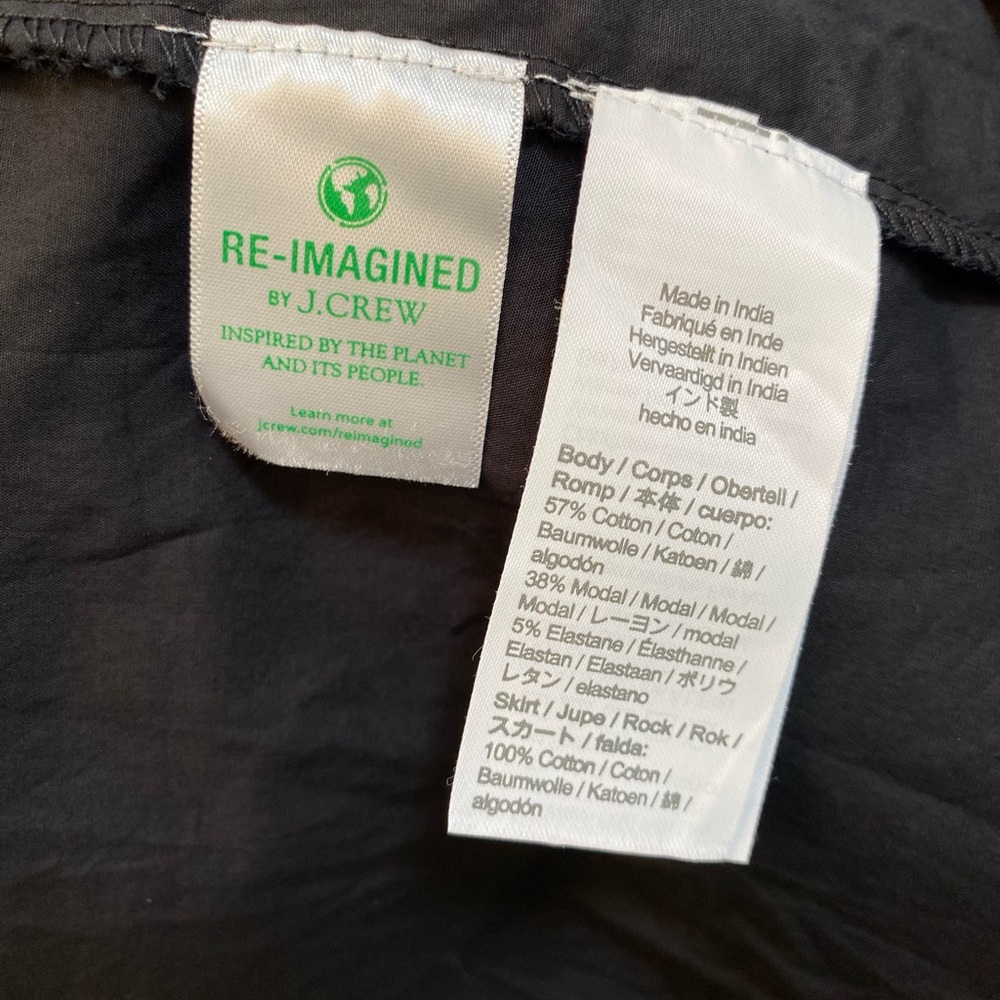 J. Crew Vintage high-neck cutaway tank poplin dress size XXS - Picture 11 of 11